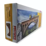 Modello di ponte ferroviario in mattoni Vollmer 42549 - HO 1/87