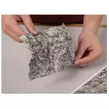 Crumpling rock sheet Noch 60305 - HO 1/87 - 450 x 255 mm