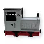 Locotracteur Gmeinder en argent avec châssis rouge - Minitrains 5011 - HOe 1/87 - 2R