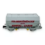 Wagon céréalier “Transcéréales Esmery-Caron” - Ree Modèles NW-318 - N 1/160 - SNCF - Ep IV - 2R