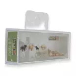 Animaux miniature | Set 20 moutons Faller 155907 - N : 1/160