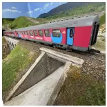 Coffret de 3 voitures corail - Roco 6200025 - SNCF - HO 1/87 - EP. VI