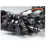Toyota Gazoo Racing Yaris TT02 en kit + accu, chargeur, servo, télécommande - Tamiya 58716L - 1/10