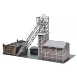Scale model of the Fortuna mine extraction plant