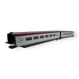 TGV complet Thalys PBKA + 23466 + 23467 + 23468 - Trix 22371 - HO 1/87 - SNCF - Ep VI - Analogique - 2R