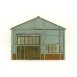 Atelier demi pignons - BOIS MODELISME 106016 - HO 1/87ème - 122x24x98mm