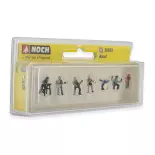 Pack of 6 figures with musical instruments NOCH 36839 - N : 1/160