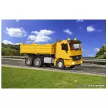 Camion benne motorisé Mercedes-Benz ACTROS Viessmann 8015 - HO 1/87  livrée Jaune