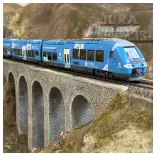 Doppeltriebwagen AGC B81661 / B81662 Auvergne Rhône Alpes - LS Models 10089S - HO 1/87 - SNCF - Ep VI - Digitaler Sound - 2R