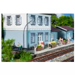 Gare d'Oberstenfeld éclairée - Faller 110138 - HO 1/87 - EP III - 182 x 104 x 138 mm