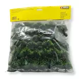 Pack de 50 sapins Noch 26826 - HO 1/87 TT 1/120 - Hauteur 50 à 140 mm