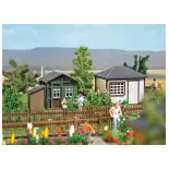 Two BUSCH 1616 garden sheds with accessories