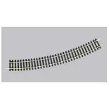 Curved track R4 546 mm & 30° PIKO 55214 | HO 1/87 - Code 100