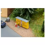 Lot de 2 lockers DHL - Faller 272921 - N 1/160