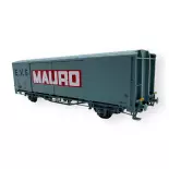 Wagon couvert EVS, Hbis, gris, parois planes "MAURO" - LS Models 30692 - HO 1/87 - SNCF - Ep IV-V - 2R