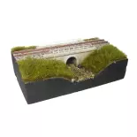 Petit pont-rail pour une voie - Bois Modélisme 109014 - HO 1/87
