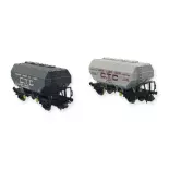 Coffret 2 wagons céréaliers - REE Modèles - SNCF - EP III