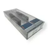 Coffret de 2 wagons ranchers pivotants - Roco 6600119 - SNCF - EP. IV