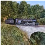 Locomotive à vapeur 141 A - Analogique - REE MODELES MB155 - SNCF - HO 1/87