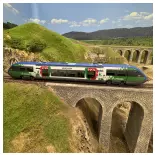 Autorail Diesel X73500 TER Limousin - Jouef HJS2467S- SNCF - HO 1/87 - EP VI - 2R - Digital Sound