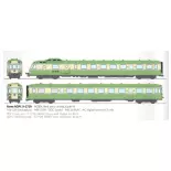 Autorail diesel RGP 1 X-2728 - Ree Modèles MB259SAC - HO 1/87 - SNCF/TEE - Ep III/IV - Digital sound - 3R
