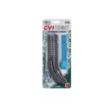 Pack de rails courbes unitrack ( CV1 ) - Kato K20-890 - N 1/160 - 2R