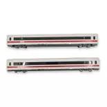 Lote de 2 coches complementarios ICE 1, serie 401 Lima HL4677 - HO 1/87 - DB - EP IV-V
