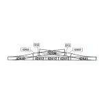 Crossing K15 - 15° 230mm ROCO 42497 - HO 1/87 - Code 83