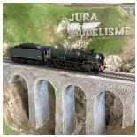 Locomotive à vapeur 2-150 P 81 tender 34 P 82 ACC SON et fumée - R37 HO41203DSFAC - SNCF - EP III 