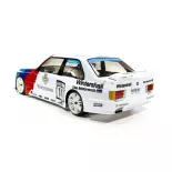 Carrosserie BMW M3 E30 transparente + châssis + stickers + supports - FG Modellsport 08058L - 1/5