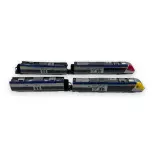 AGC B81777/B81778 - Ls Models 10088 - HO 1/87 - SNCF - Ep V/VI - 2R