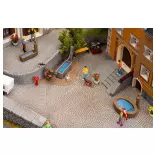 3 Fontaines de village - Faller 180875 - HO 1/87 - Ep I