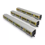 Set van 3 wagens RIO 78 - JOUEF HJ4186 - HO 1/87 - SNCF