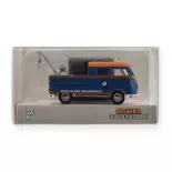 Dépanneuse Volkswagen T1b Brekina 32838 - HO : 1/87 bleu / orange