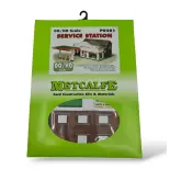 Kit with garage and petrol station - Metcalfe PO281 - OO and HO -