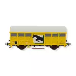 Wagon couvert à essieux Gs 2 essieux Jouef 6232 - HO 1/87 - SNCF - EP III