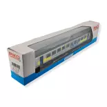 Voiture voyageur corail fluo 2ème classe Piko 97118 - SNCF - HO 1/87 - EP VI