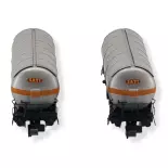 Batch 2 "SATI / UCB" silver Arnold HN6479 SNCF tank wagons N 1/160 EP IV