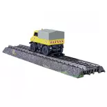 Mercedes-Benz Unimog U406 Véhicules rail-route 100% RTR - Carson 500504146 - HO 1/87