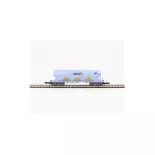 Getreidewaggon mit Drehgestellen - AZAR MODELS W01-MM1 - Z 1/220 - SNCF - EP VI