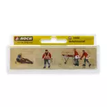 5 "Road accident" themed figures NOCH 15080 HO 1/87