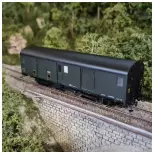 Dqd2m camion bagagli Verde 306 - luci di fine convoglio - MODELS WORLD 30310 - SNCF - HO