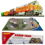 Coffret de départ analogique train de marchandise US - HO 1/87 - MEHANO T113 - Code 100