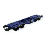 Wagon porte-conteneurs Modalis de la SNCF - PT Trains 100265 - HO