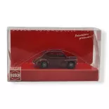  Voiture Renault 4CV - Busch 89110 - HO 1/87 - livrée "rouge bordeaux"