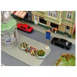 Set plaque trottoir FALLER 180537 - HO 1/87