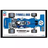 Fórmula 1 - Tyrrell 003 1971 GP Monaco - TAMIYA 12054 - 1/12