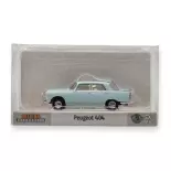 Peugeot 404 azul pastel SAI 2321 - HO : 1/87