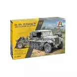 Militaire - Sd.Kfz.10 / Obusier Le.IG 18 et soldats - ITALERI 6595 - 1/35