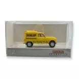 Fourgonnette Renault 4, Dunlop livrée jaune SAI 2458 - HO : 1/87